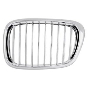Grille Driver Side Bmw 5 Series 2001-2003 Chrome/Black 540 , BM1200136