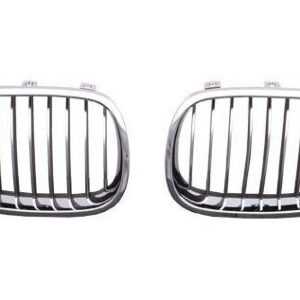 Grille Passenger Side Bmw 5 Series 2004-2010 Chrome.Black , BM1200141