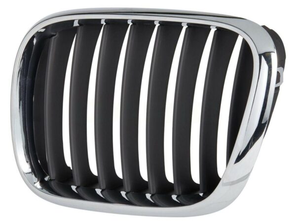 Grille Driver Side Bmw X5 2000-2003 Chrome.Black , BM1200152 - Image 2