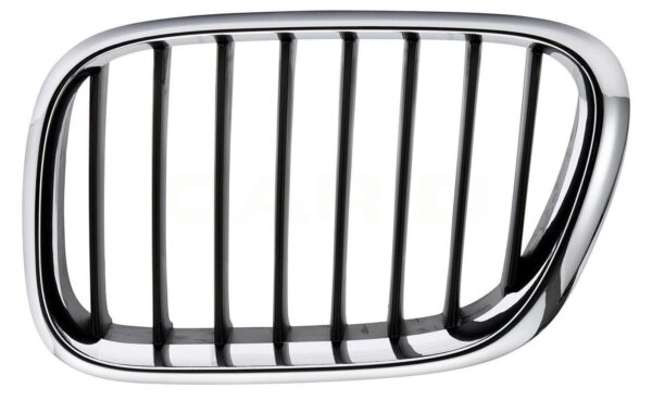 Grille Driver Side Bmw X5 2000-2003 Chrome.Black , BM1200152 - Image 5