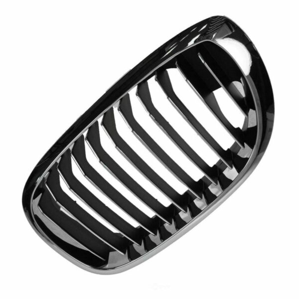 Grille Driver Side Bmw 3 Series Coupe 2003-2006 Chrome/Black [11 Black Vertical Bars With Chrome Face Surearounded By Chrome Frame] , BM1200156 - Image 5