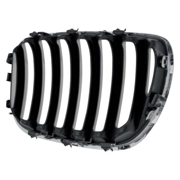 Grille Passenger Side Bmw X5 2004-2006 Chrome/Silver With Titanium , BM1200160 - Image 4
