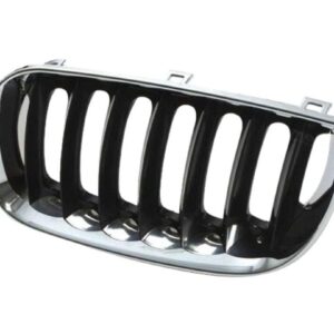 Grille Driver Side Bmw X3 2005-2006 Chrome.Black , BM1200170