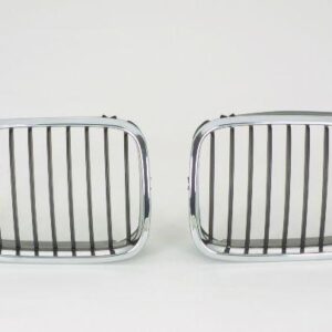 Grille Driver Side Bmw 3 Series Wagon 2000-2001 Chrome.Black , BM1200178