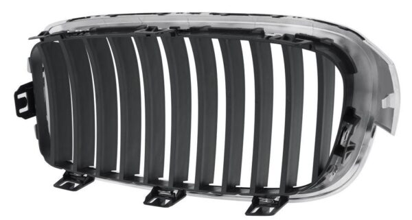 Grille Passenger Side Bmw 3 Series Sedan 2012-2018 Chrome/Black Std Model , BM1200231 - Image 4