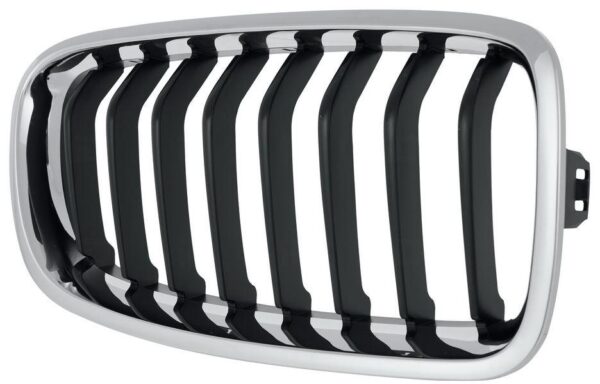 Grille Passenger Side Bmw 3 Series Sedan 2012-2018 Chrome/Black Sport , BM1200235 - Image 2