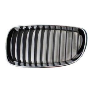 Grille Driver Side Bmw 1 Series 2008-2013 Chrome/Black Coupe/Conv , BM1200238