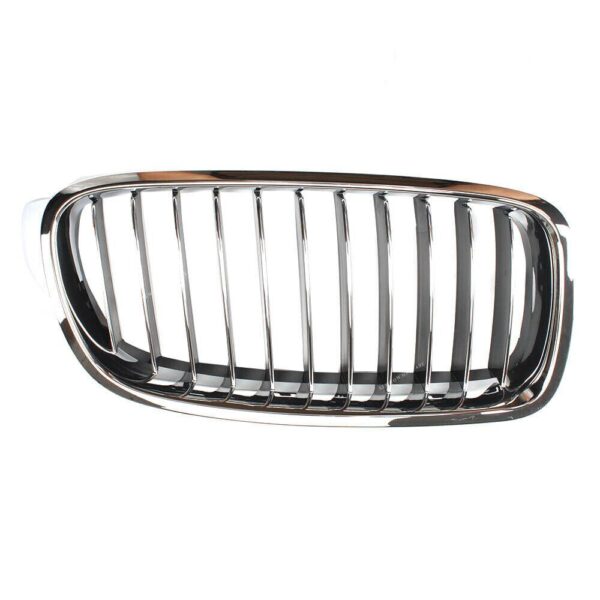 Grille Driver Side Bmw 3 Series Sedan 2012-2018 Chrome/Silver , BM1200240 - Image 3
