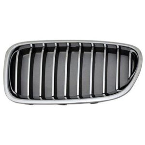 Grille Driver Side Bmw 5 Series 2014-2016 Chrome 528 Models Without M Pkg/Night Vision , BM1200246