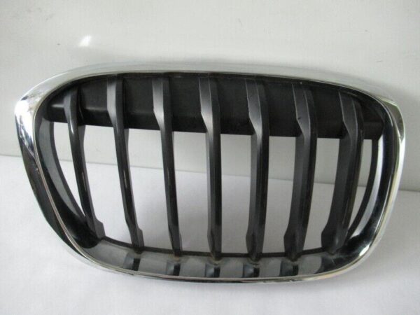 Grille Passenger Side Bmw X1 2016-2019 Matte Black With Chrome Frame Without M-Pkg , BM1200289 - Image 3