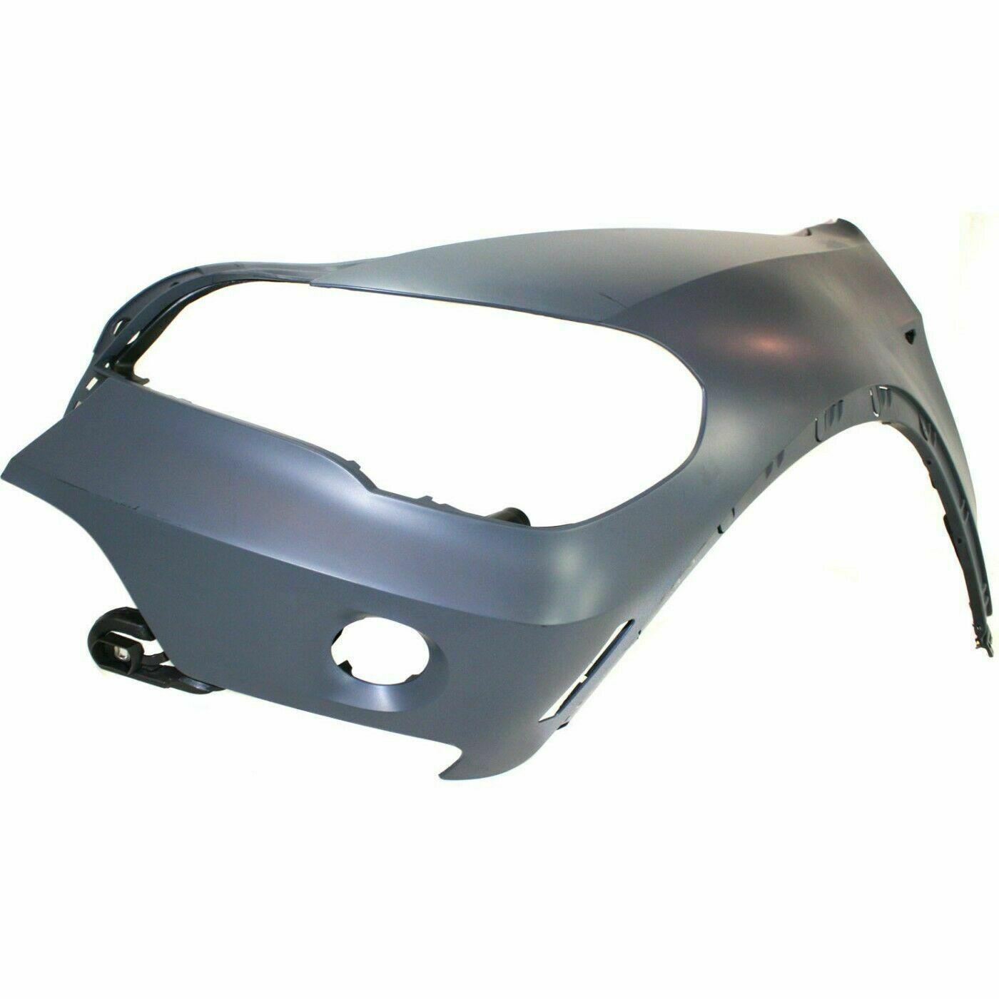 Fender Front Driver Side Bmw X5 2007-2010 With Side Lamp Hole With Head Lamp Washer Hole , BM1240146