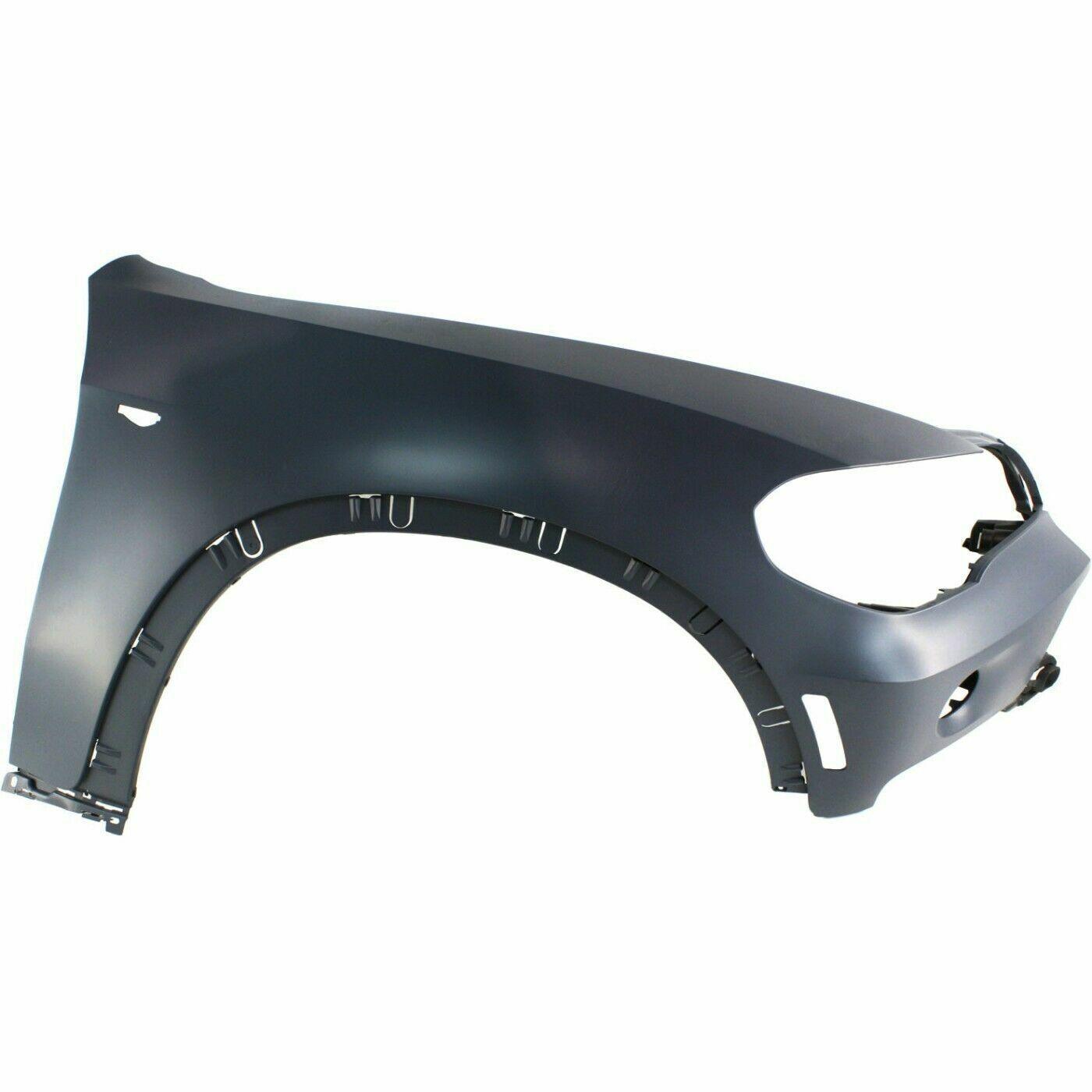 Fender Front Passenger Side Bmw X5 2007-2010 With Side Lamp Hole Without Head Lamp Washer Hole , BM1241145