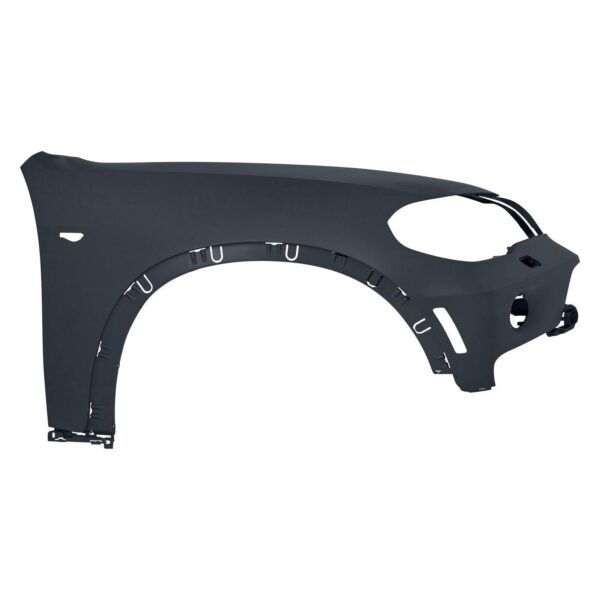 Fender Front Passenger Side Bmw X5 2007-2010 With Side Lamp Hole With Head Lamp Washer Hole , BM1241146 - Image 2