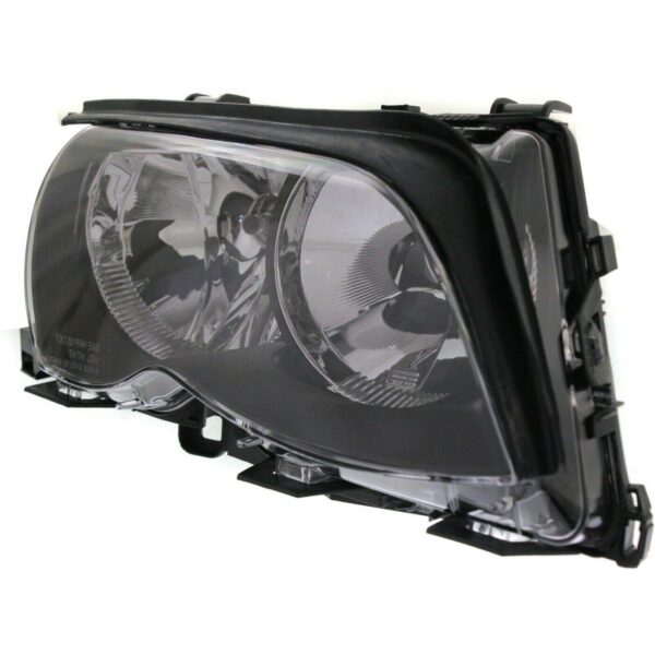 Head Lamp Passenger Side Bmw 3 Series Wagon 2002-2005 Halogen Black High Quality , BM2503122 - Image 3