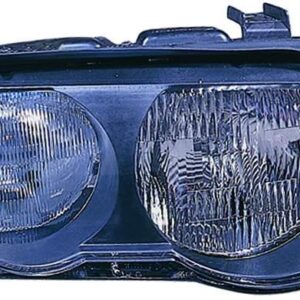 Head Lamp Driver Side Bmw X5 2000-2003 Halogen White Turn Signal High Quality , BM2518110