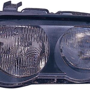 Head Lamp Passenger Side Bmw X5 2000-2003 Halogen White Turn Signal High Quality , BM2519110