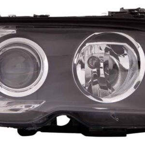 Head Lamp Passenger Side Bmw 3 Series Convertible 2003-2006 Halogen White Turn Signal High Quality , BM2519112