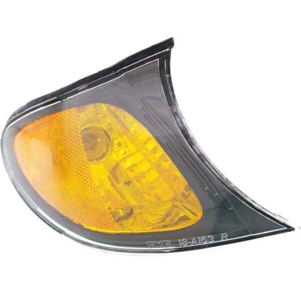 Side Marker Lamp Passenger Side Bmw 3 Series Sedan 2002-2005 Amber Lens Black Bezel High Quality , BM2521109 - Image 2