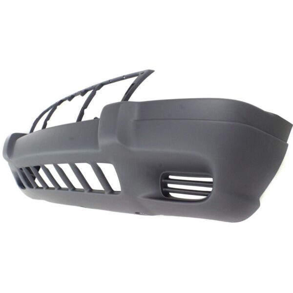 Bumper Front Jeep Grand Cherokee 1999-2003 Textured Laredo Without Fog , CH1000264 - Image 3