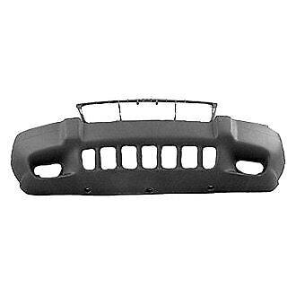 Bumper Front Jeep Grand Cherokee 1999-2003 Textured Laredo With Fog Lamp Hole , CH1000265 - Image 2