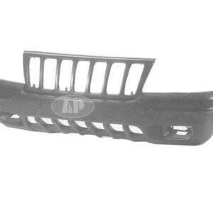 Bumper Front Jeep Grand Cherokee 1999-2000 Black Ltd With Fog Lamp Hole , CH1000266B