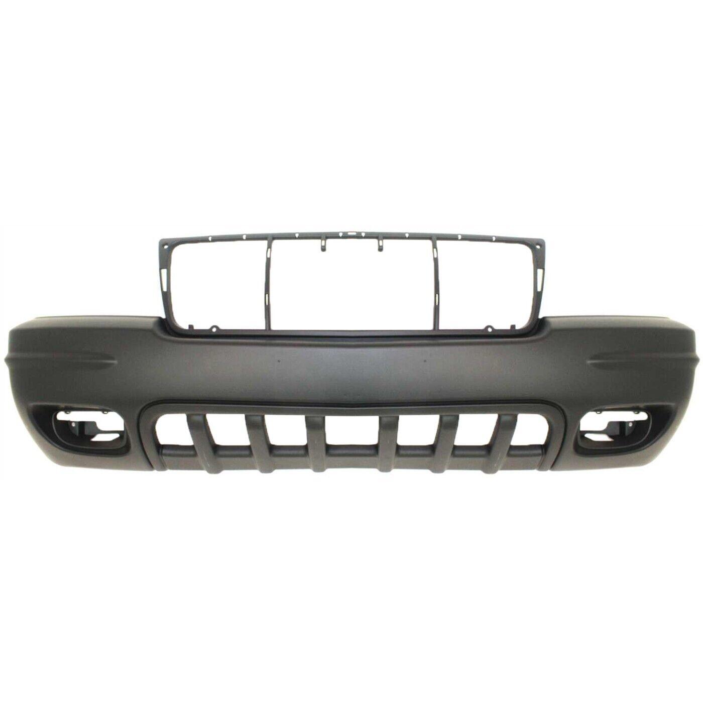 Bumper Front Jeep Grand Cherokee 2001-2003 Primed Ltd With Fog Lamp Hole , CH1000311