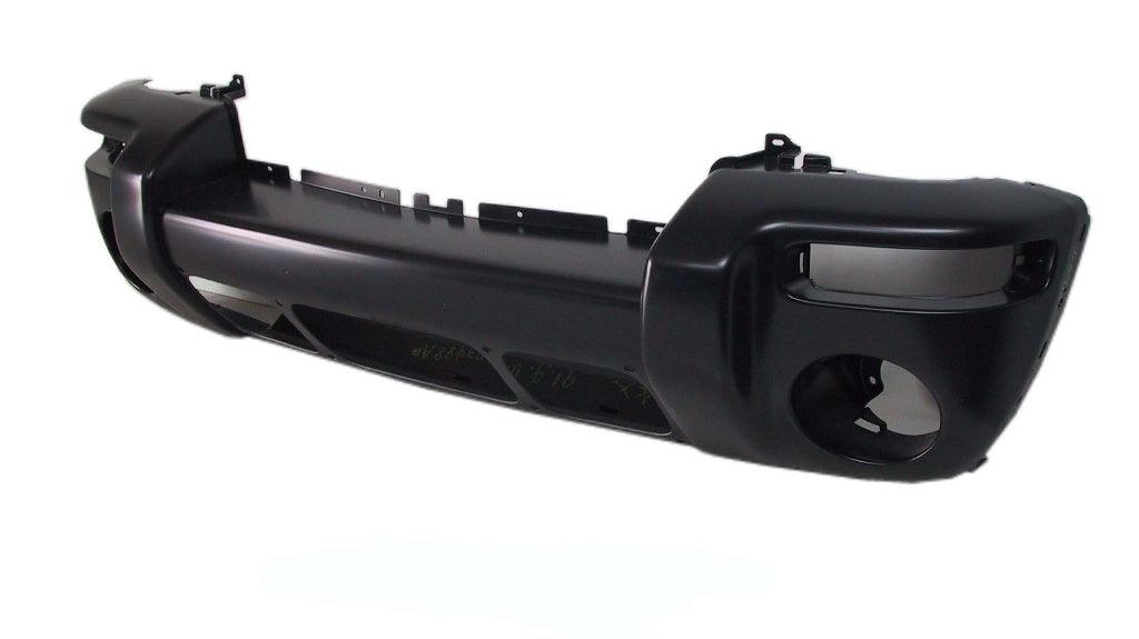 Bumper Front Jeep Liberty 2002-2004 Primed-Black Renegade Model With Hole For Center Applique , CH1000335