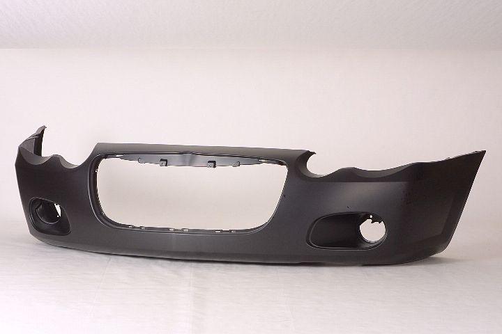 Bumper Front Chrysler Sebring Sedan 2004-2006 Primed With Fog Lamp Hole Without Head Lamp Washer , CH1000404
