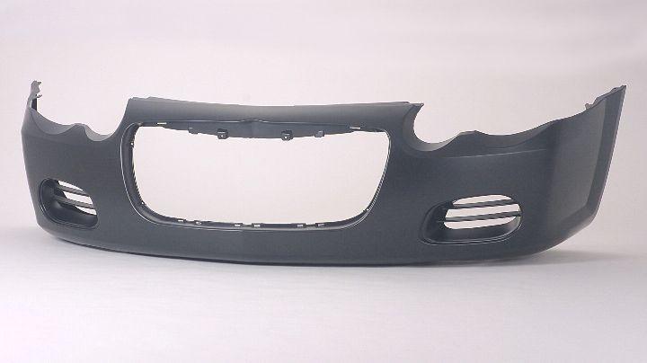 Bumper Front Chrysler Sebring Sedan 2004-2006 Primed Without Fog Hole Without Head Lamp Washer Capa , CH1000405C