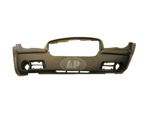 Bumper Front Chrysler 300 2005-2010 Primed Without Washer Hole 5.7L , CH1000441