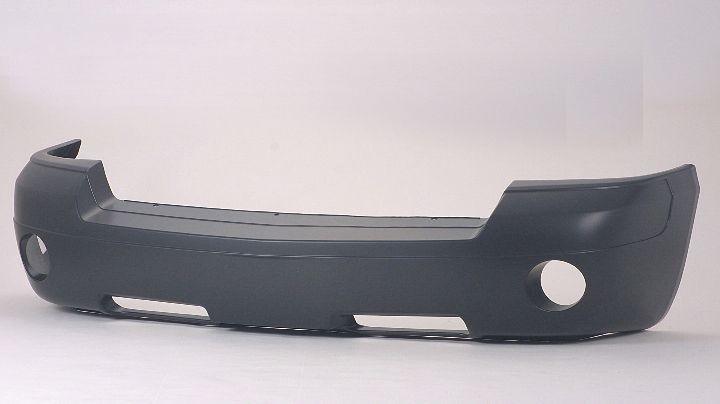 Bumper Front Dodge Dakota 2005-2007 Primed With Fog Lamp Hole Without Moulding Hole , CH1000444