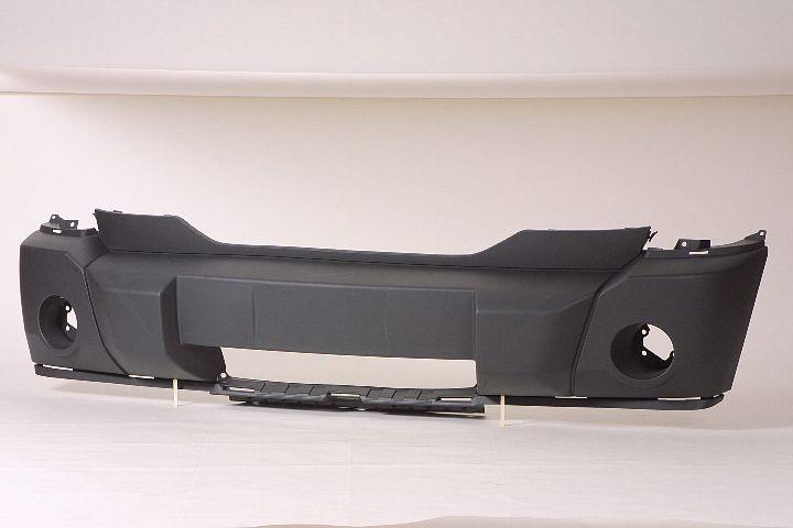Bumper Front Dodge Nitro 2007-2009 Textured Dark Gray With Fog Lamp Hole Capa , CH1000885C