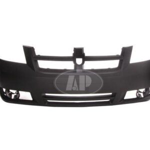 Bumper Front Dodge Caravan 2008-2010 Primed (Se Model) With Built-In Grille Capa , CH1000924C