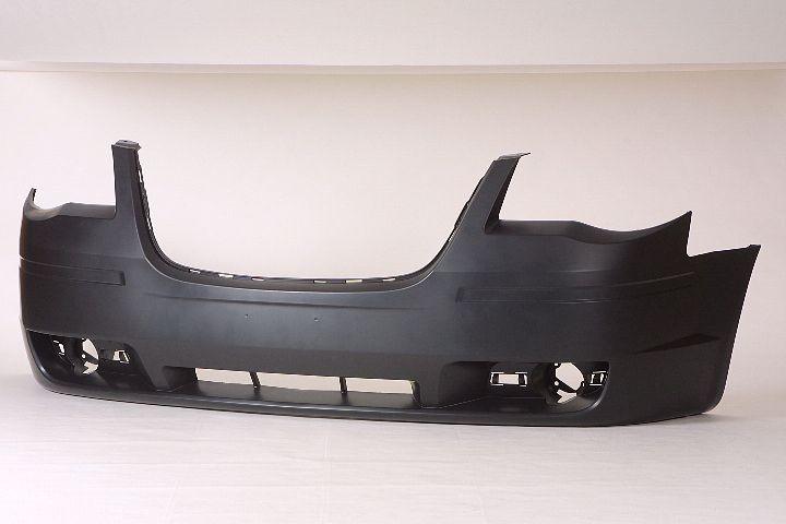 Bumper Front Chrysler Town Country 2008-2010 Primed Without Washer Hole And Mldg Hole Capa , CH1000927C