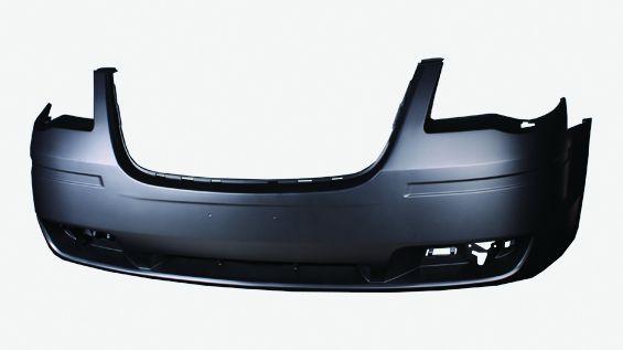 Bumper Front Chrysler Town Country 2008-2010 Primed With Washer Hole Without Mldg Hole , CH1000928