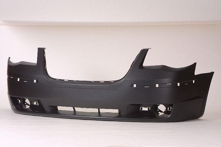 Bumper Front Chrysler Town Country 2008-2010 Primed Without Washer Hole With Moulding Hole , CH1000929