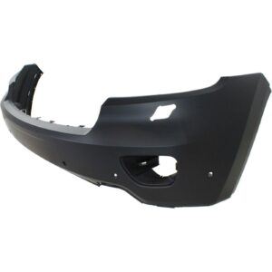 Bumper Front Jeep Grand Cherokee 2011-2013 Primed With Sensor With Washer With Fog Lamp Hole , CH1000980