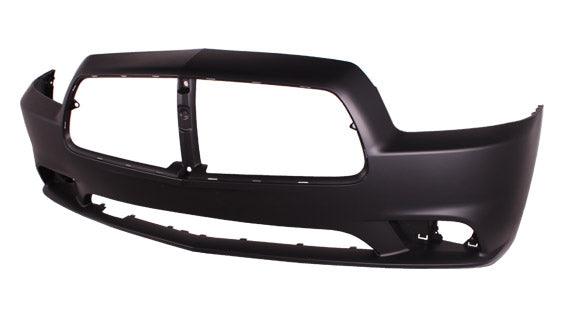 Bumper Front Dodge Charger 2011-2014 With Adaptive Speed Control Primed , CH1000993