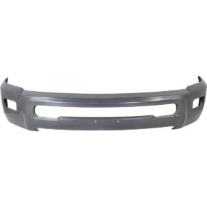 Bumper Face Bar Front Dodge Ram 3500 2011-2014 Painted Gray With Fog Lamp Hole , CH1002393