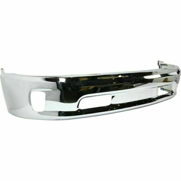 Bumper Face Bar Front Dodge Ram 1500 2013-2018 Chrome Without Sensor With Fog Lamp Hole , CH1002396 - Image 3