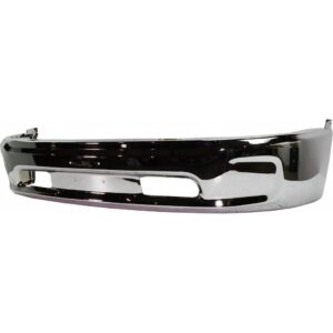 Bumper Face Bar Front Dodge Ram 1500 2013-2018 Chrome Without Sensor Without Fog Lamp Hole Capa , CH1002397C