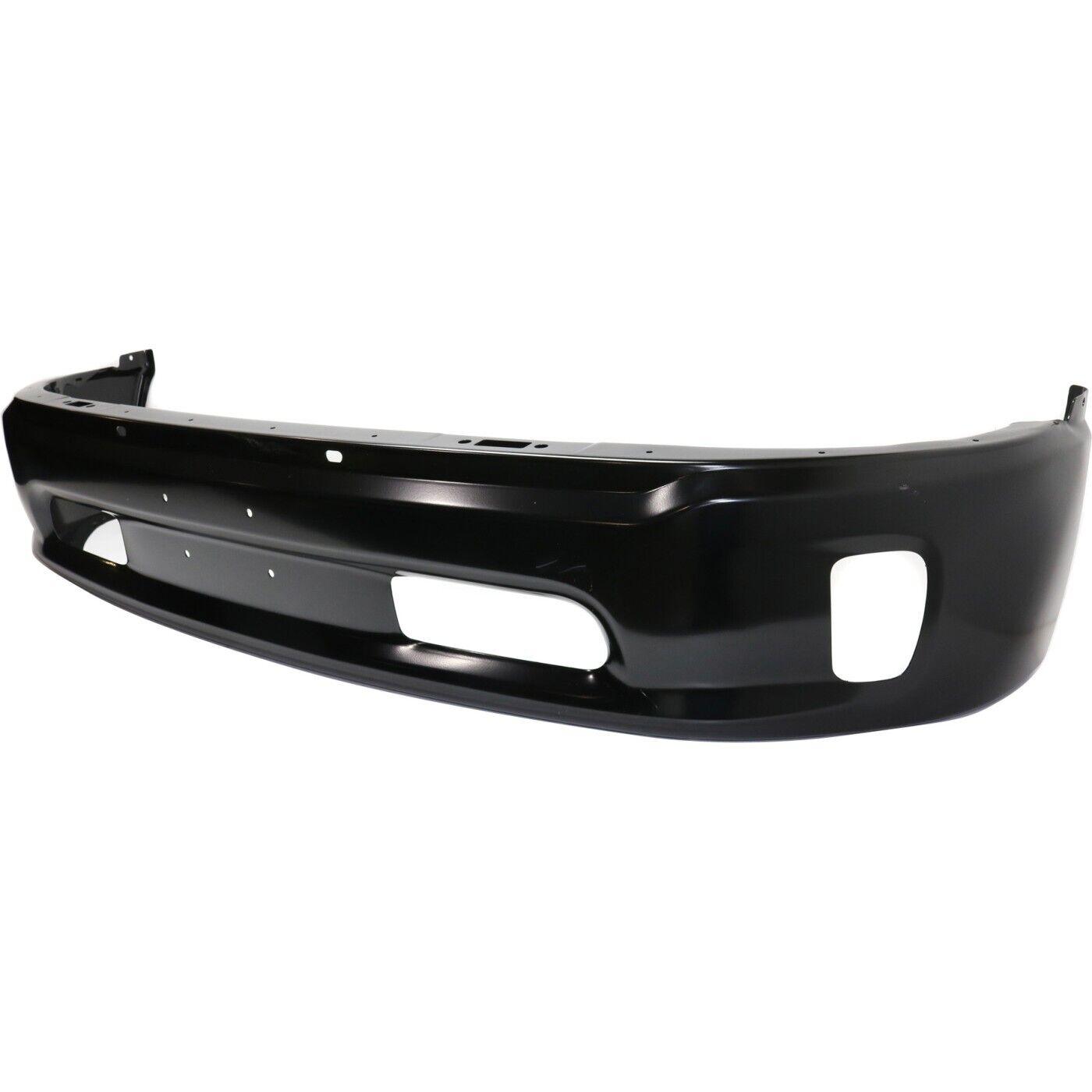 Bumper Face Bar Front Dodge Ram 1500 2013-2018 Ptm Without Sensor With Fog Lamp Hole , CH1002399