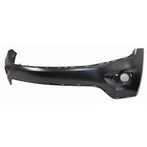 Bumper Upper Front Jeep Grand Cherokee 2014-2016 Primed Without Sensor Hole For Limited/Overland/Laredo Models , CH1014105