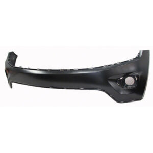 Bumper Upper Front Jeep Grand Cherokee 2014-2016 Primed Without Sensor Hole For Limited/Overland/Laredo Models , Ch1014105U - Hunt Parts