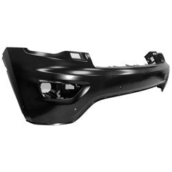 Bumper Front Upper Driver Side Jeep Grand Cherokee 2017-2021 With Washer/6 Sensors Laredo/Ltd/Overland/Trai Capa , Ch1014131C - Hunt Parts
