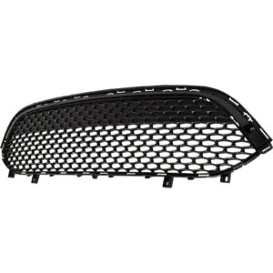 Grille Lower Chrysler Pacifica 2017-2020 With Fog Lamp Without Adaptive Cruise Matte Black Mesh , CH1036158