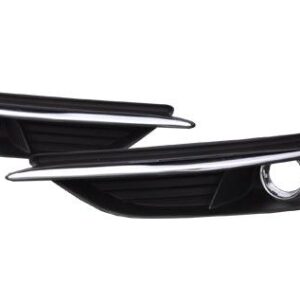 Fog Lamp Bezel Front Driver Side Chrysler 200 Sedan 2011-2014 With Chrome Moulding , CH1038125