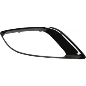 Fog Lamp Trim Front Driver Side Dodge Durango 2014-2020 Ptd Black Exclude 18-19 Srt/Rt Model , CH1038162