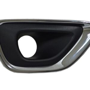 Fog Lamp Bezel Front Passenger Side Jeep Grand Cherokee 2014-2016 Black With Chrome Moulding Ltd/Laredo/Overland , CH1039147