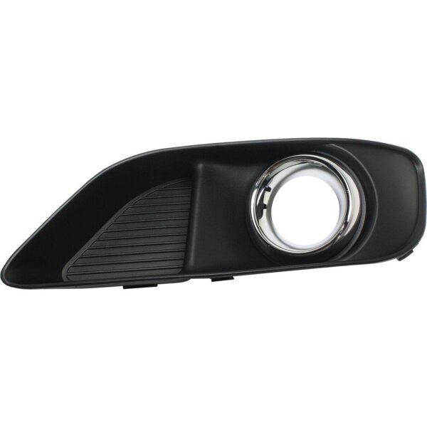Fog Lamp Bezel Front Passenger Side Chrysler 300 2012-2014 With Chrome Ring Srt-8 , CH1039150 - Image 2